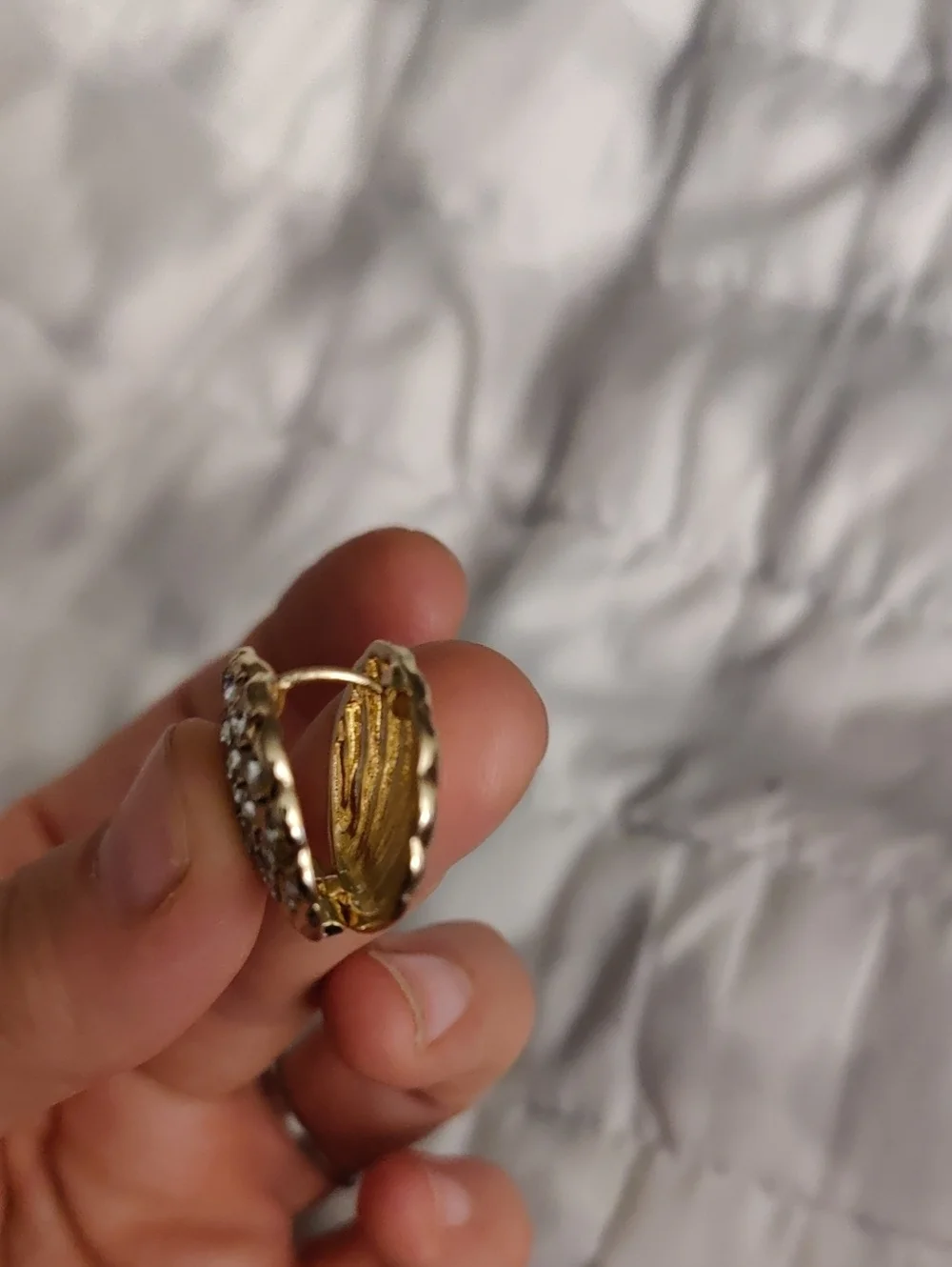 New!Piper Gold-tone Shell Crystal Accents Y2K Cottagecore Coastal Beach Summer
